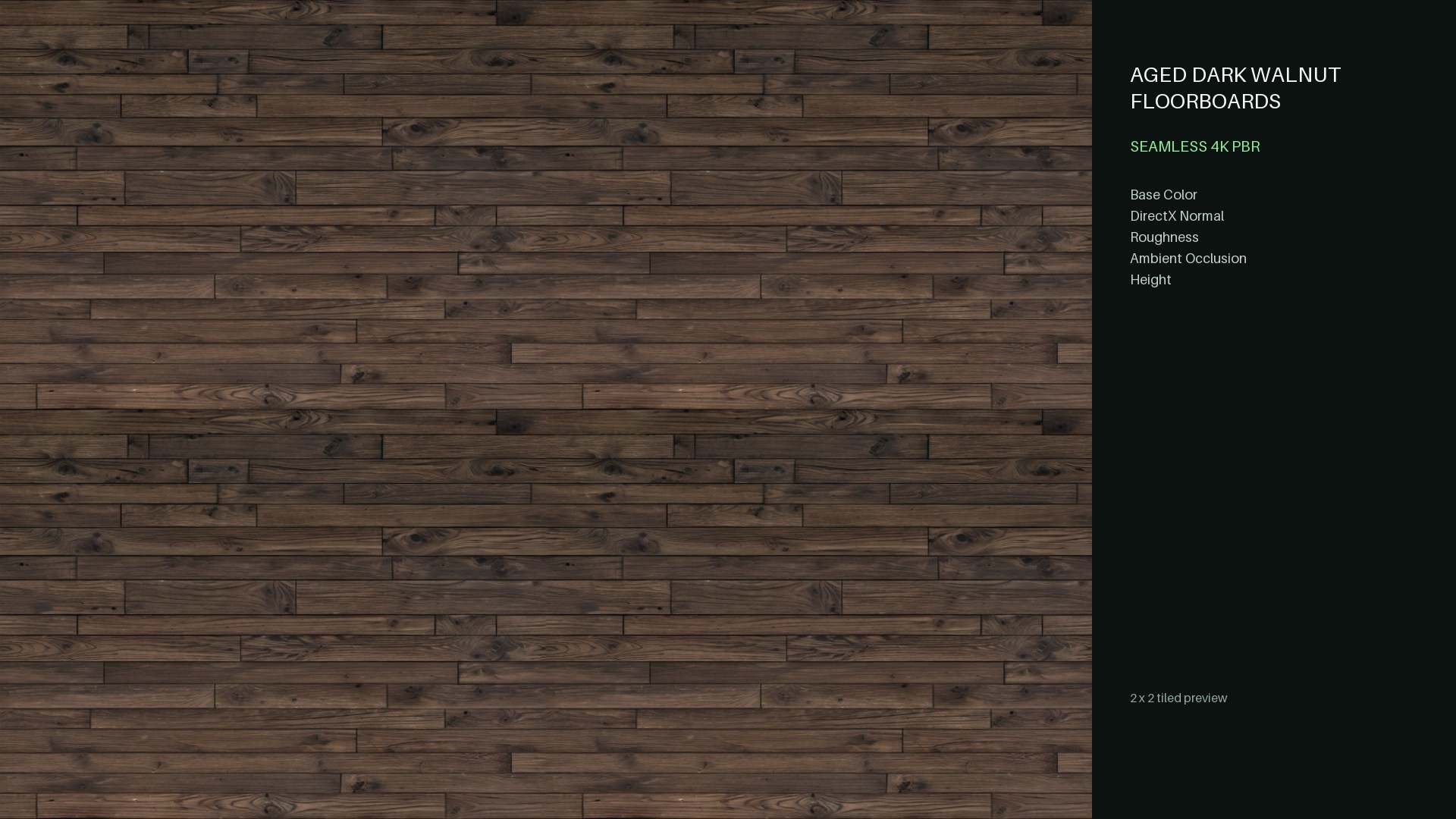Aged Dark Walnut seamless material preview